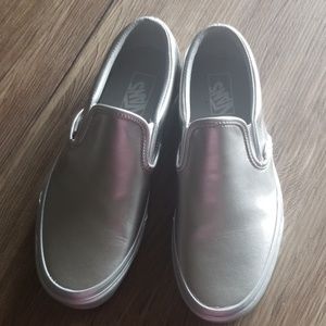 MoonSilver Classic Vans (sz 10.5)